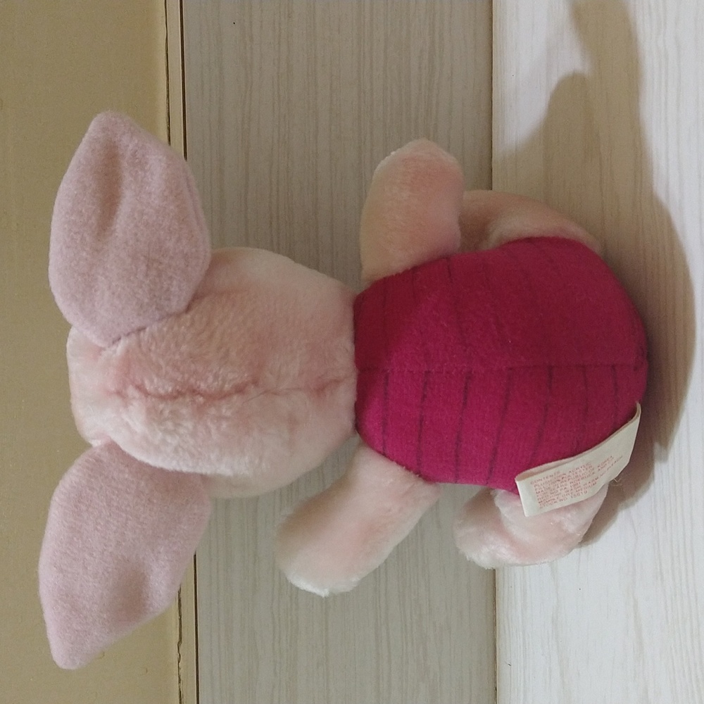 Vintage 1991 Disney Sears Piglet 6" Plush Doll - Picture 2 of 3